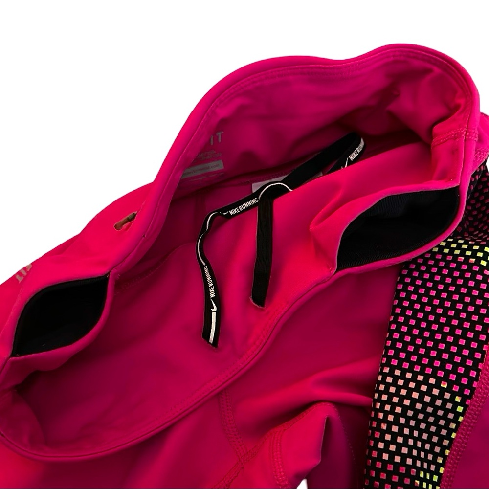 Nike Dri-FIT Capri Pant Activewear Legging Hot Pink/Black Women’s Size Small. - Picture 11 of 16